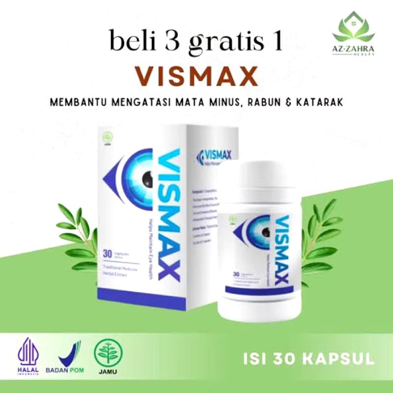 OFFICIAL STORE VISMAX ASLI BPOM OBAT HERBAL KESEHATAN MATA TANPA EFEK SAMPING