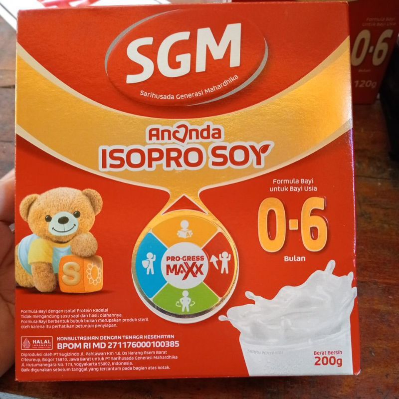 

SGM ananda isopro soy 0-6 bulan