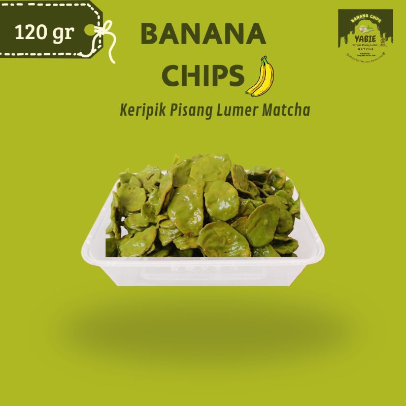

Keripik Pisang Lumer Rasa Matcha 120 gram