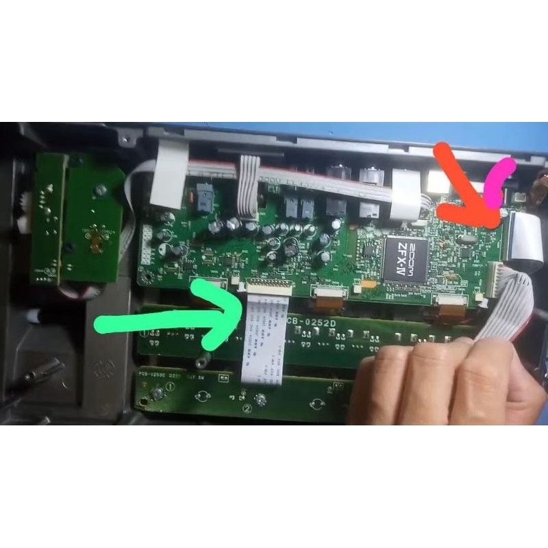 kabel fleksibel flexible efek gitar zoom g3 g3x b3 dari board ke potensio