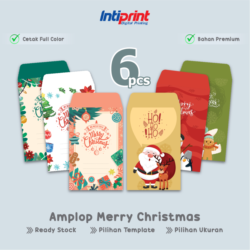 

Amplop Angpau Natal | Merry Christmas envelope Angpao Hari Raya Natal Full Colour Printing