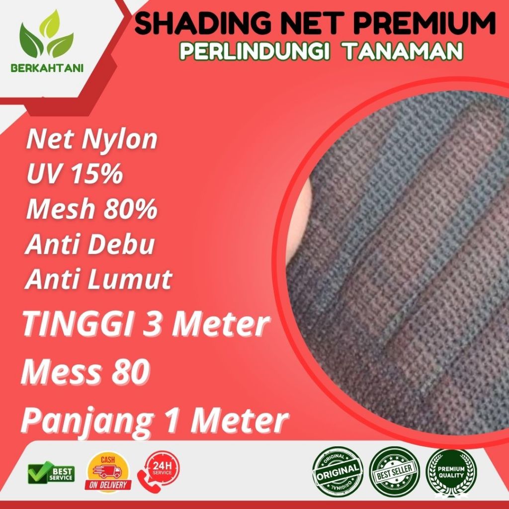 Shading Net Nilon Paranet Nilon 80 Persen Harga Meteran