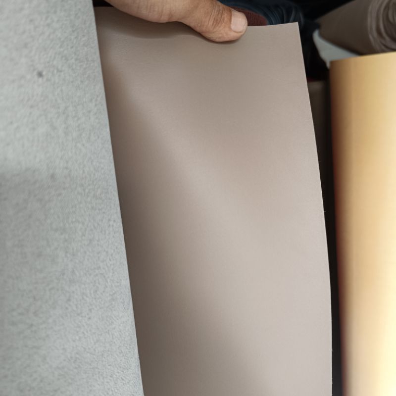 Kulit Sintetis Pedro Tebal 2mm Polos Doff Sendal Dompet Id Card Agenda Label Embos