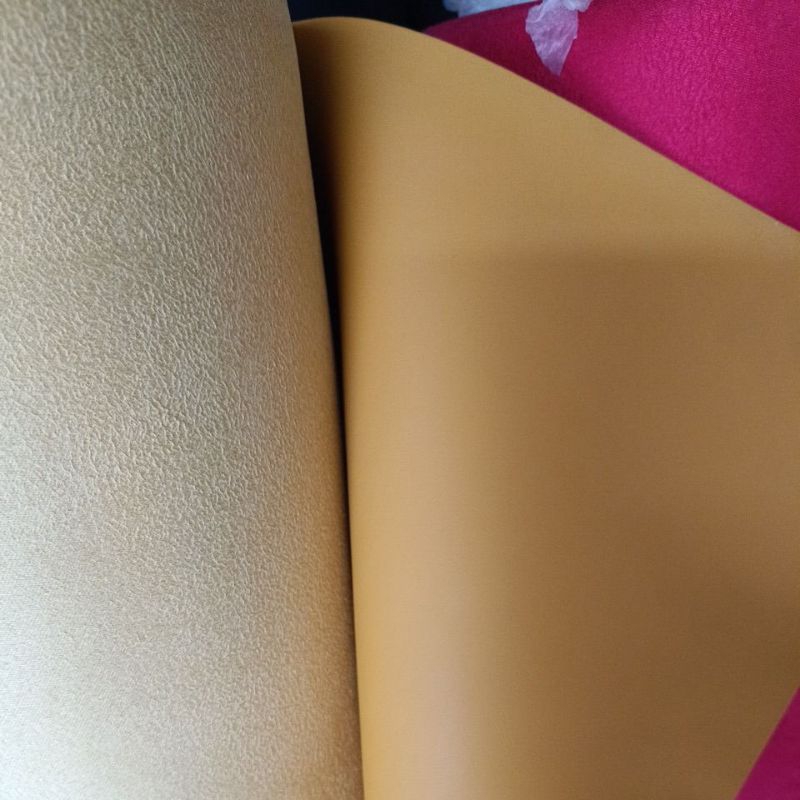 Hnna Kulit Sintetis Pedro Tebal 2mm Polos Doff Sendal Dompet Id Card Agenda Label Embos