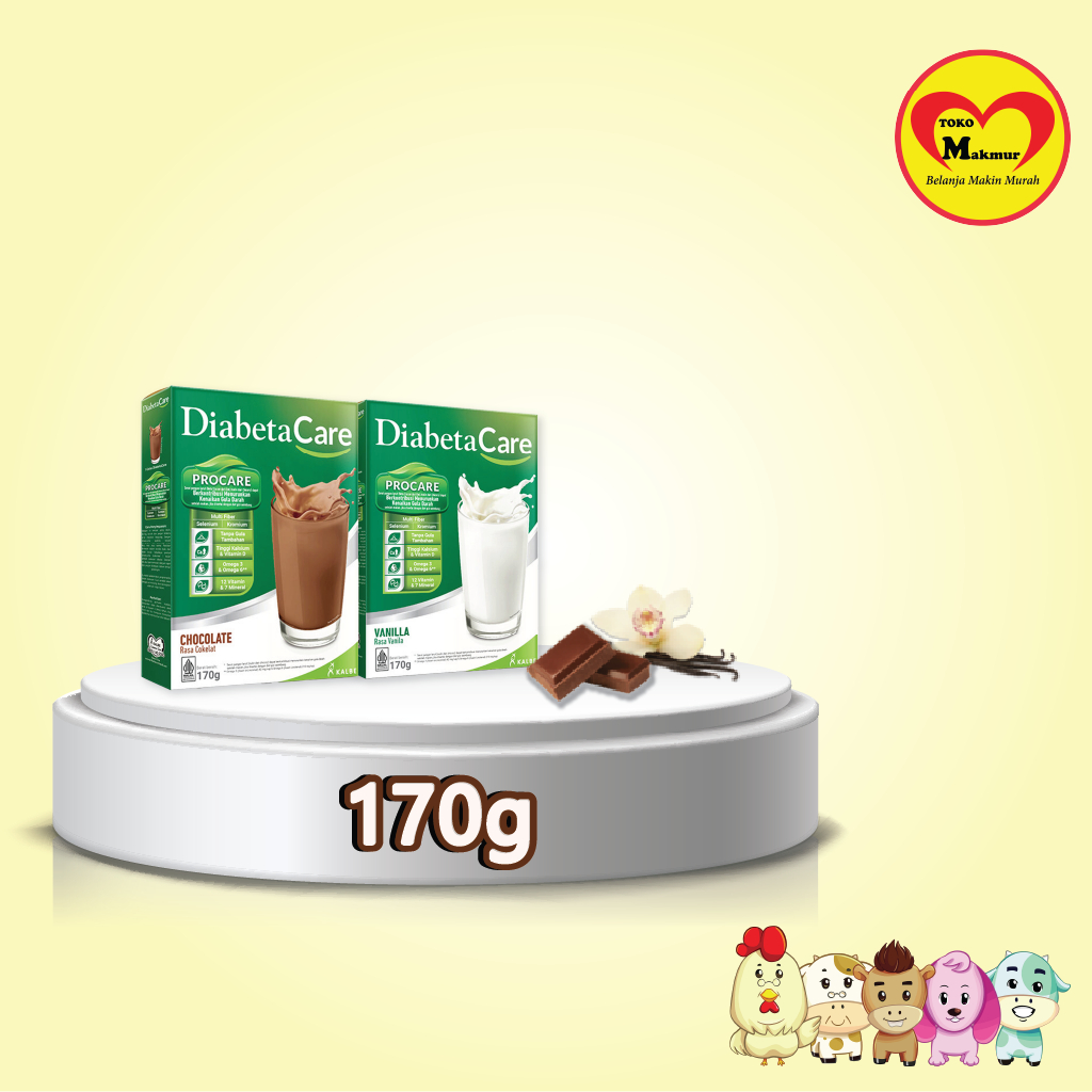 

Diabeta Care Milk Vanila / Coklat 170gr / Toko Makmur Kapas Krampung