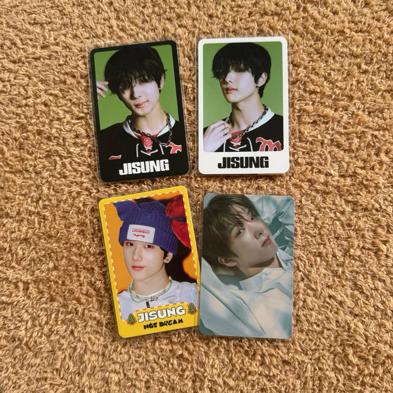 [READY] bundle 4 all pc jisung tc istj candy starry dreams trading card