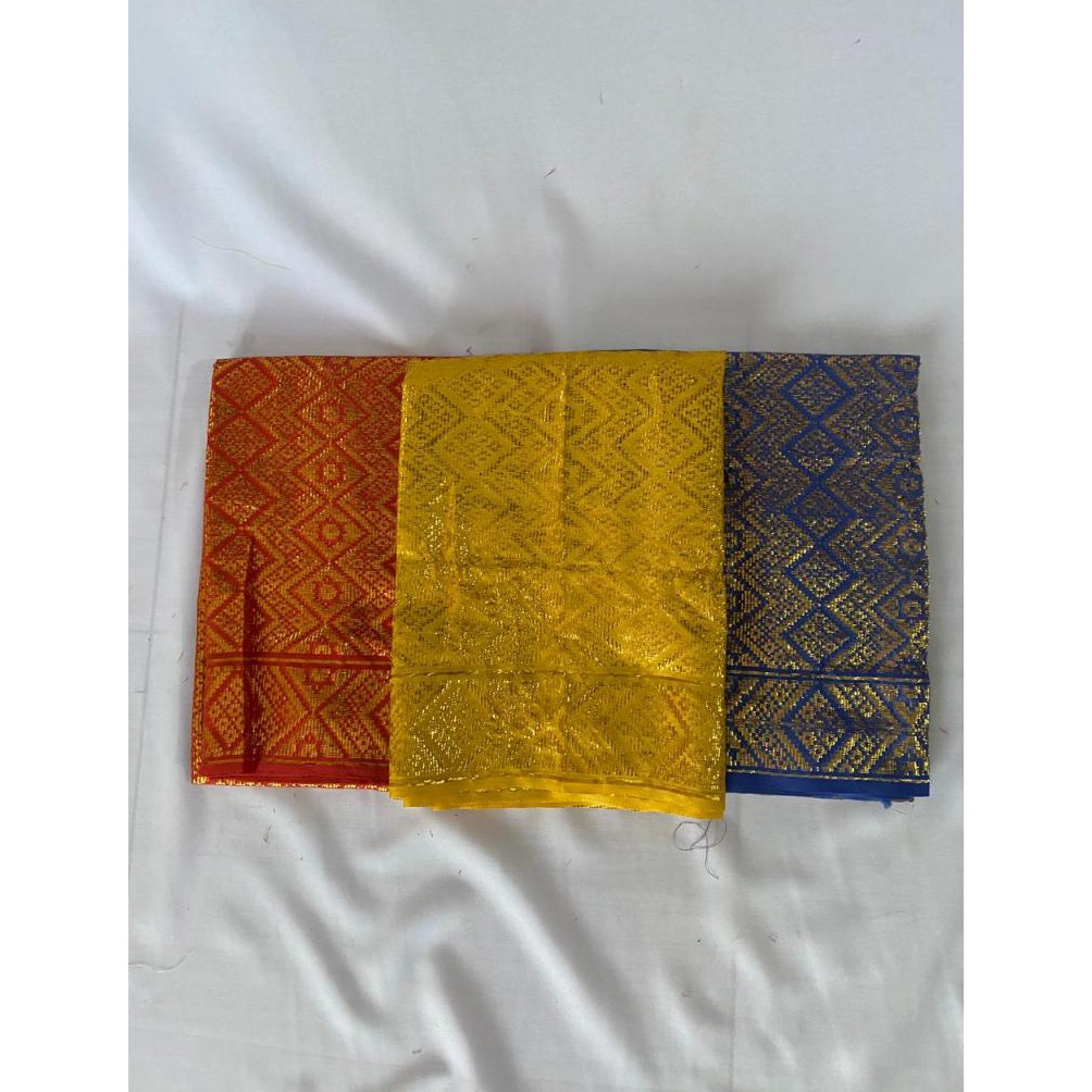 KODE I12T Kain Songket Full Benang Emas Kain songket Khas Palembang Asli adat Melayu Modern Mewah