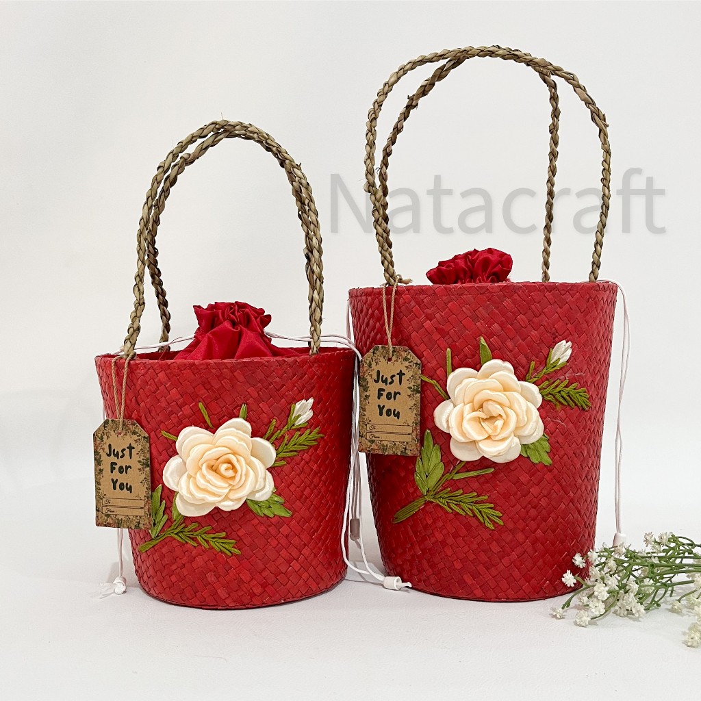 

iDk90 Natacraft-Premium Tas Hampers Goni Goodie Bag Tas Souvenir Tas Hampers Natal / Imlek / Lebaran