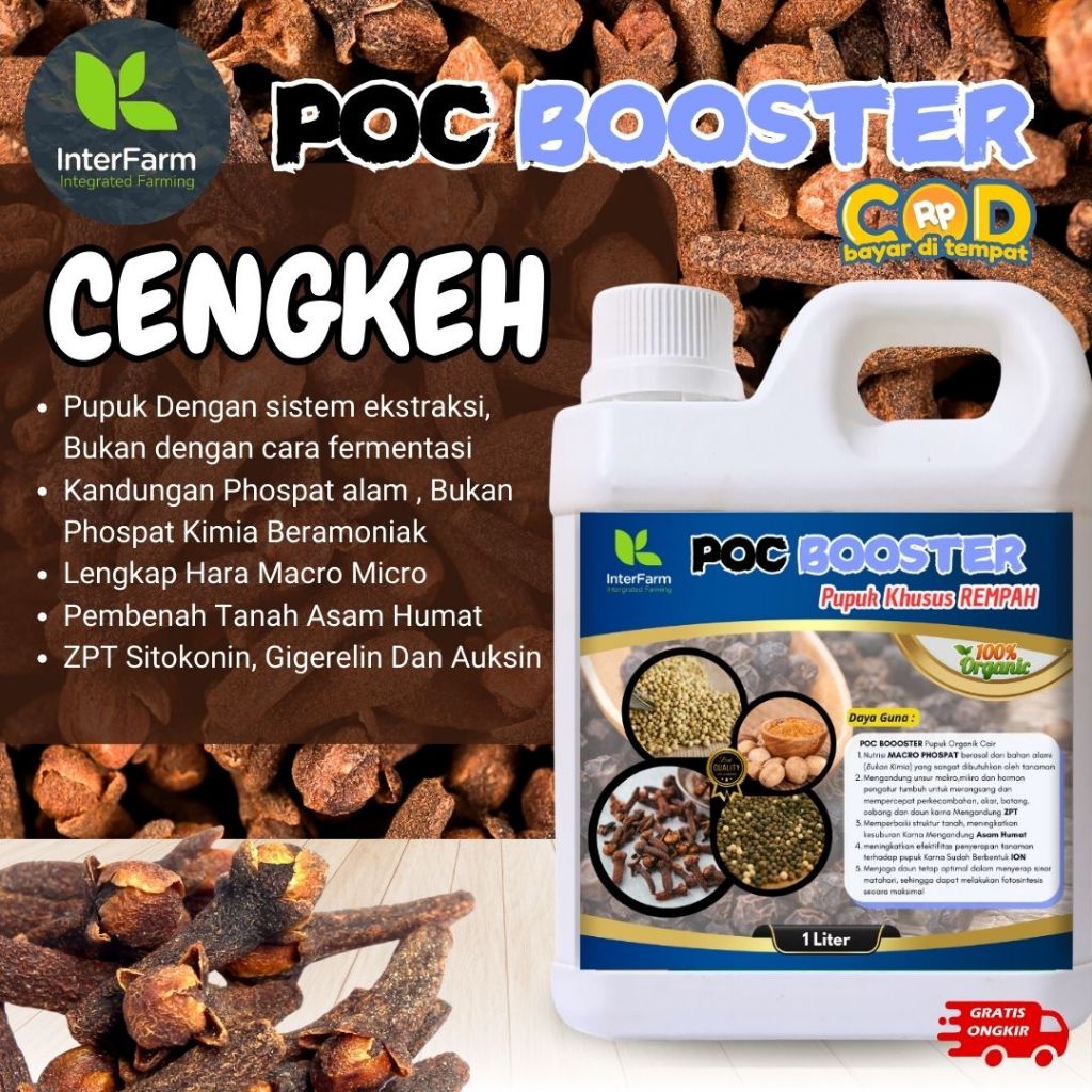 Pupuk pelebat buah cengkeh ,Pupuk untuk  cengkeh, Pupuk cair organik untuk cengkeh INTERFARM