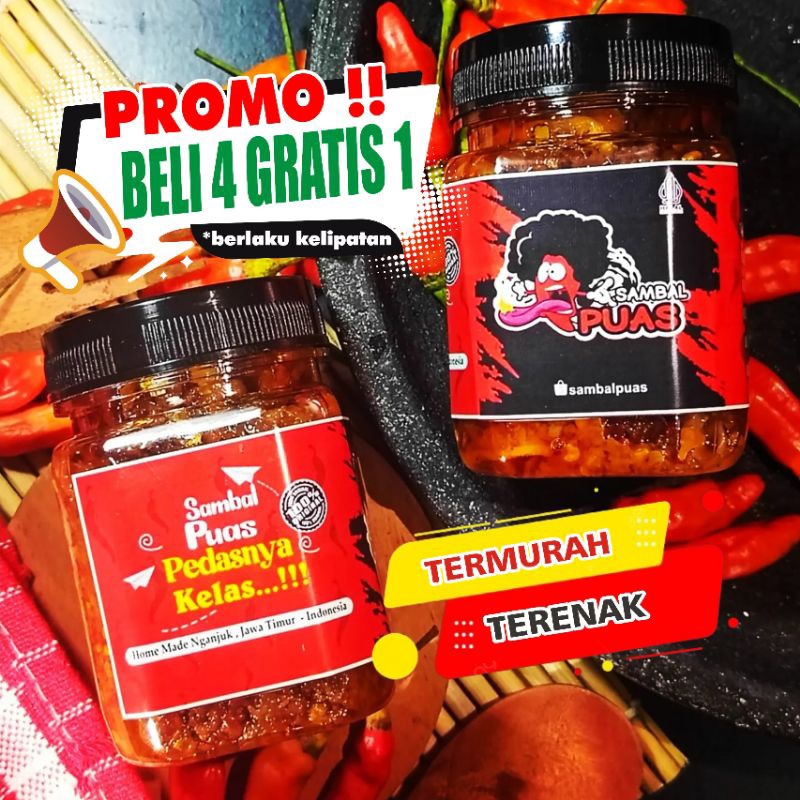 

Sambal Cumi,Bawang,Pete,Teri,Dll *SAMBAL PUAS PEDASNYA KELAS!!!*