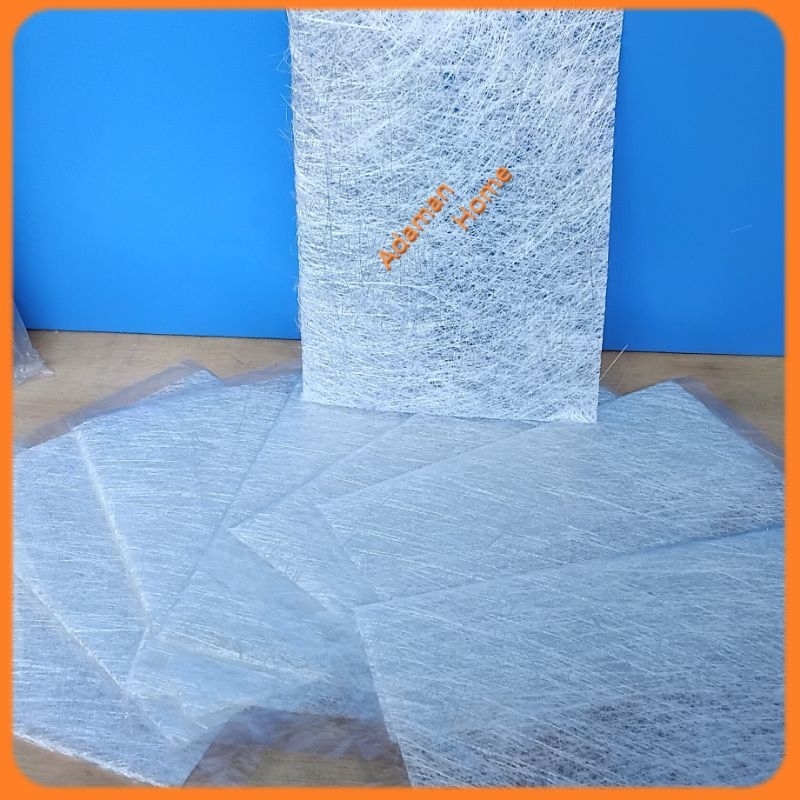Fiberglass Serat Fiber Anti Bocor Pelengkap Cat Waterproofing Untuk Atap , Bak Air , Kolam, Dinding 
