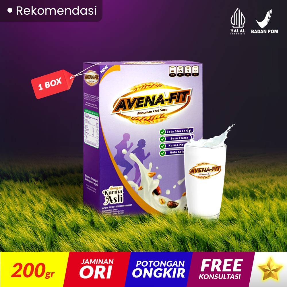 

Menu Sarapan AVENAFIT Sereal Granola Oat Susu Etawa Anti Kolestrol