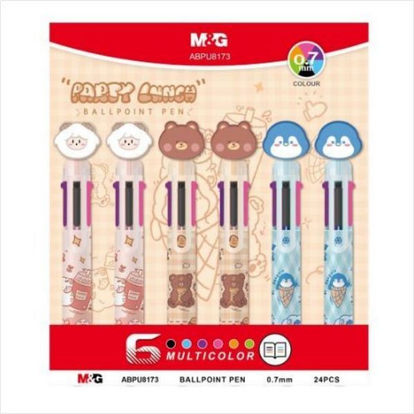

TBMO M&G BALLPOINT 6COLORS IN1 0.7MM - 10029302/ABPU8173 BLUE