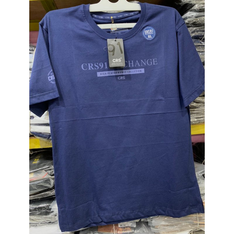 KAOS LENGAN PENDEK MERK CRS91 / KAOS PENDEK PREMIUM CRS