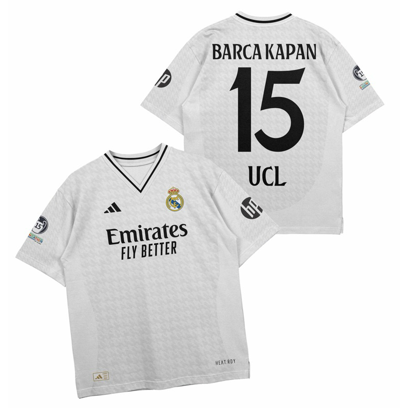 Jersey Real Madrid 15 UCL OVERSIZE FULLPRINTING