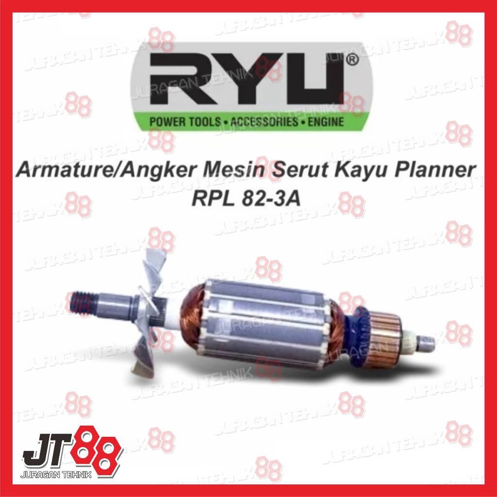 RYU Armature / Angker Mesin Serut Kayu Planner RPL 82-3A