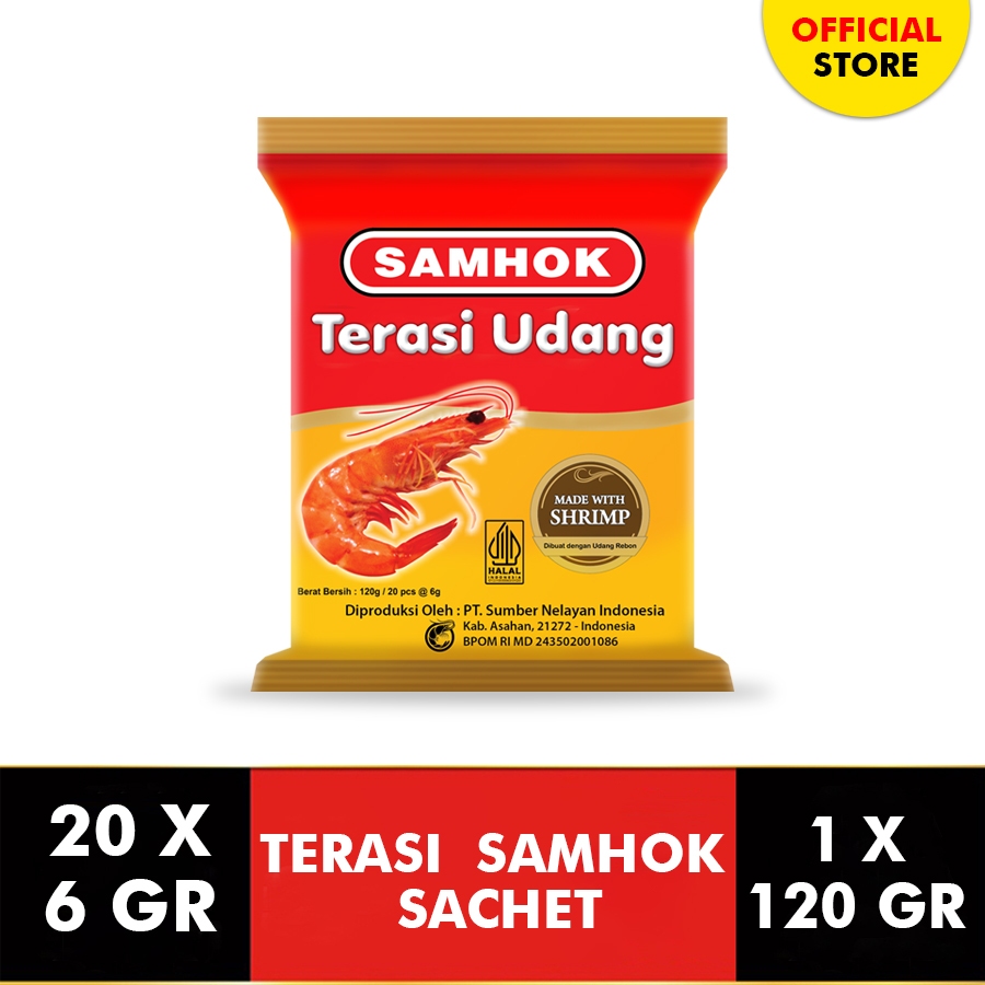 

TERASI UDANG SAMHOK SACHET/RENCENG/PCS (1 PACK)