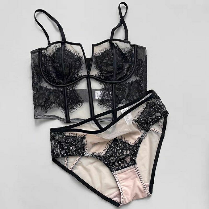 Camisole Top Bustier Bra Korset Kawat Tanpa Busa WireBra Thin Cup Lace Renda Inner Atasan Kamisol Co