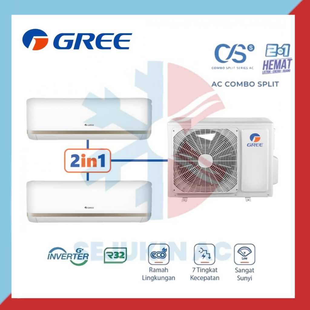 AC GREE COMBO SPLIT 0,75 PK + 0,75 PK GWC-0707CS