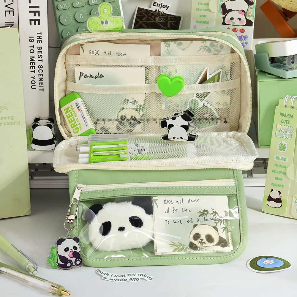 

YEN TEMPAT PENSIL KOREA MULTI SEKAT UKURAN JUMBO
