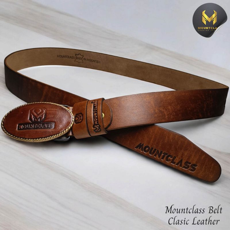 Ikat Pinggang Pria Sabuk kulit Asli Selapis Mountclass