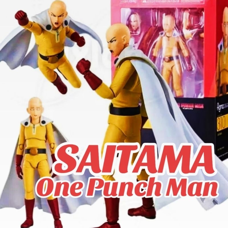 SAITAMA ONE PUNCH MAN Action Figure Figma 310 Saitama Sensei Figure