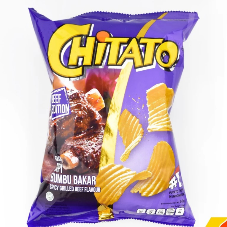 

Chitato Keripik Kentang Rasa Sapi Bumbu Bakar 68gr - Toserba Gadjah - Ekonomis XJ 55