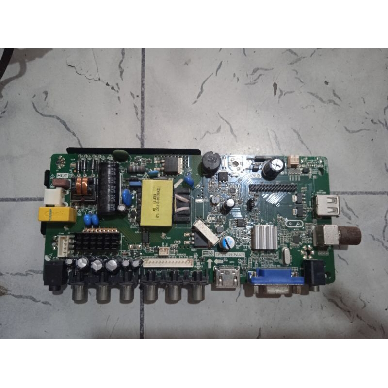mainboard powersuplay tv led th22c305g modul tv panasonic th-22c305g