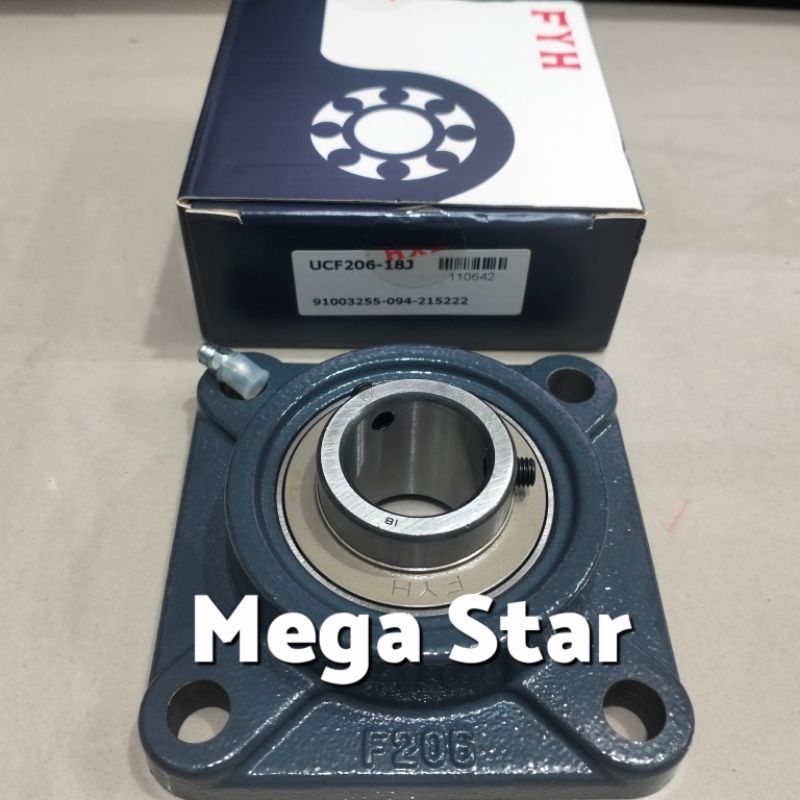 BEARING UCF 206-18 / UCF206-18 ( AS 28.575mm ) FYH asli Japan