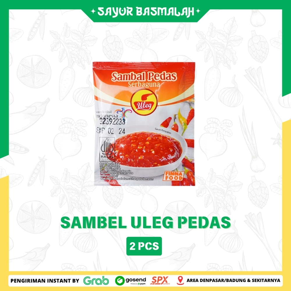 

Sambel Uleg Pedas 2pcs - Sayur Basmalah