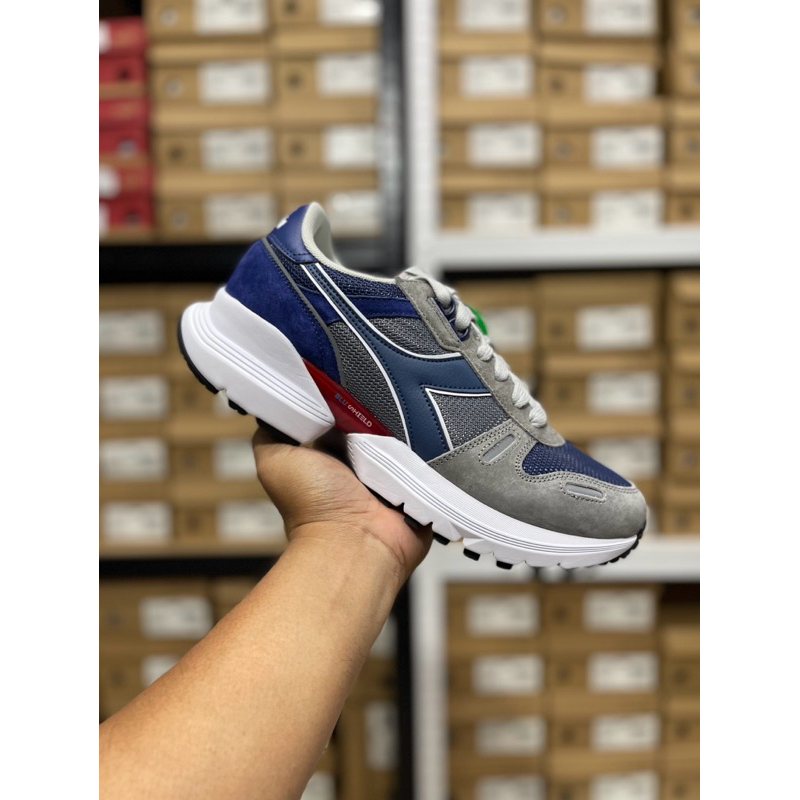 SEPATU RUNNING PRIA DIADORA TITAN TRX NUBUCK ICE GRAY DIA177752073 ORIGINAL BNIB SHOES