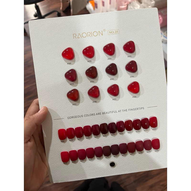 

COLOR GEL RAORIN RED Set 12 Colors