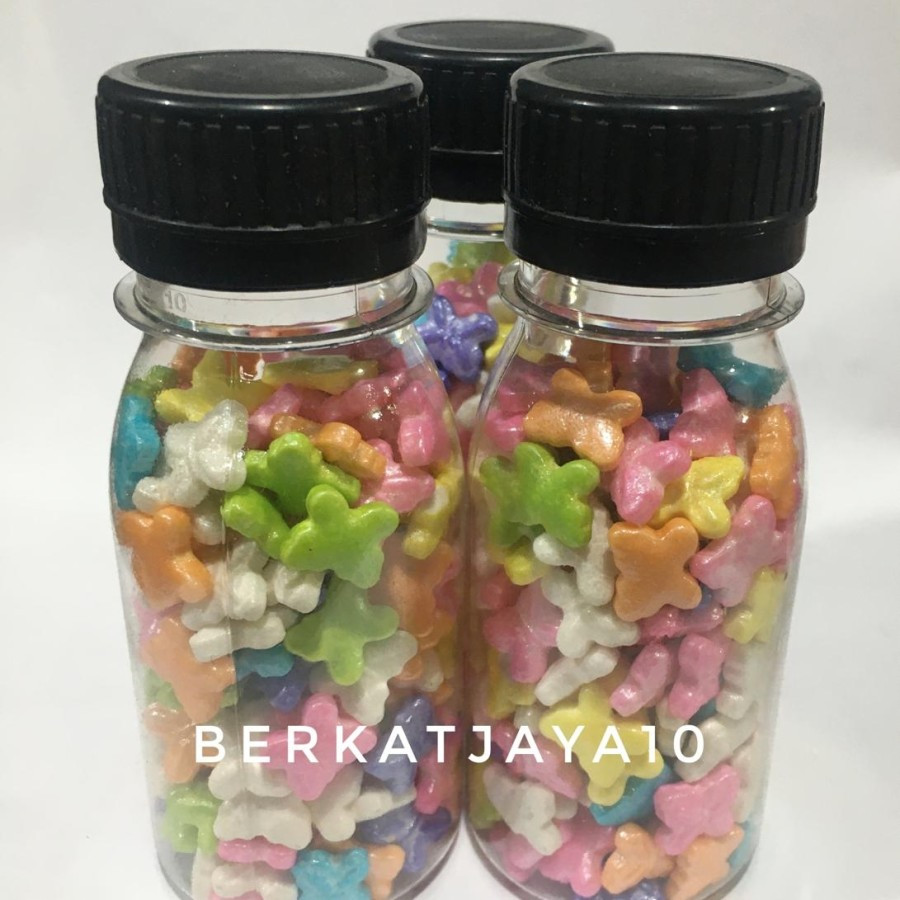 Sprinkles Confetti Sprinkle Kupu kupu Hiasan Kue Tart Butterfly 50gr