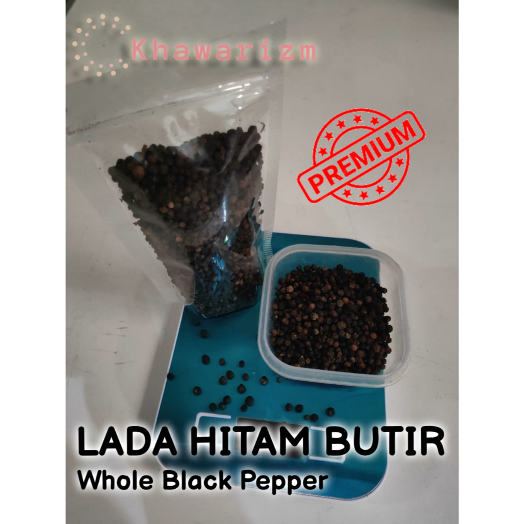 

1/2 kg Lada Hitam Butir (Biji) / Merica Hitam Biji (Butir) / Whole Black Pepper 100% Premium Quality