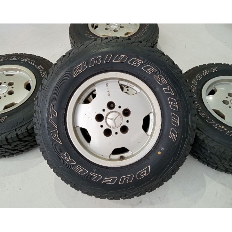 Velg Mercy AMG Ori R15 G Class W460 W461 W462 W463 Pcd 5x130 Pelek Mercedes AMG Monoblock Original R