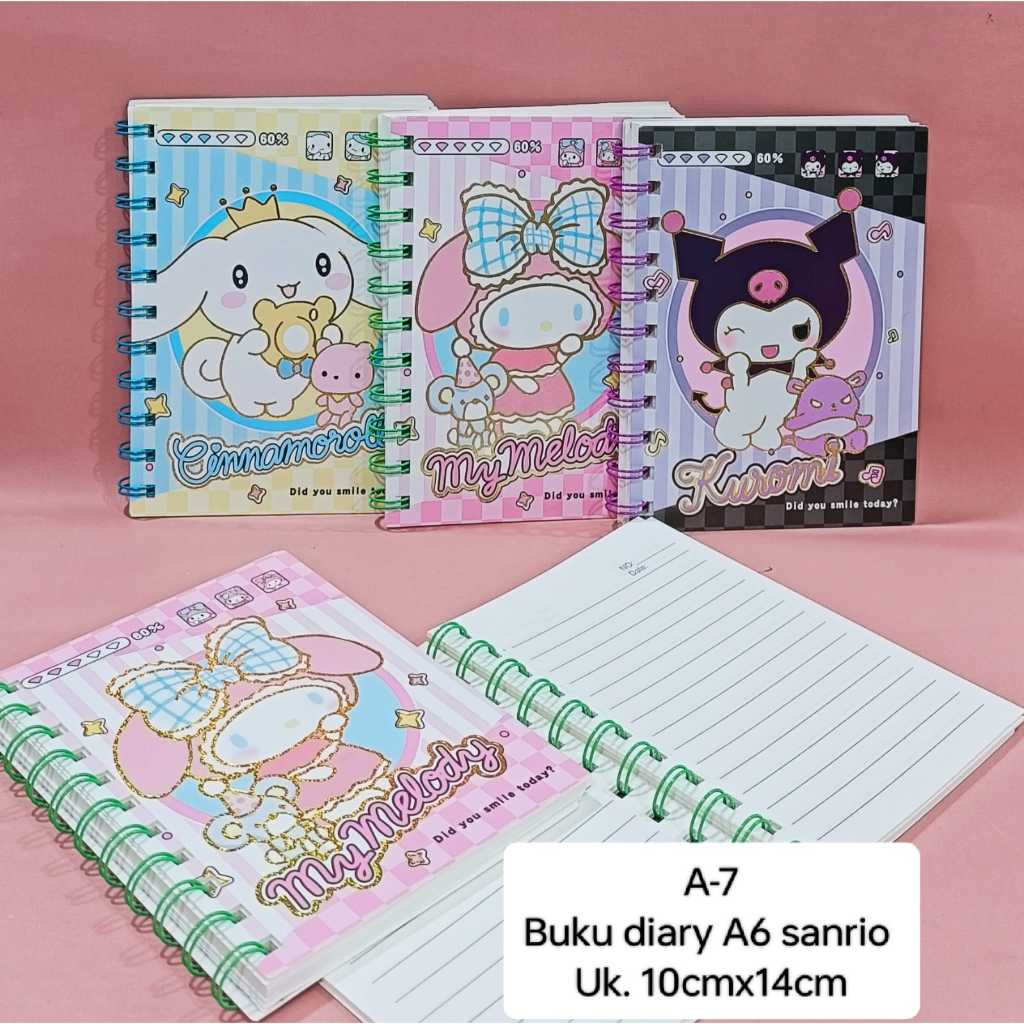 

Buku Diary A6 Sanrio Import