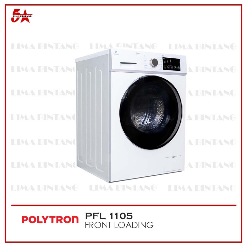 MESIN CUCI FRONT LOADING  11 KG PFL 1105 H POLYTRON