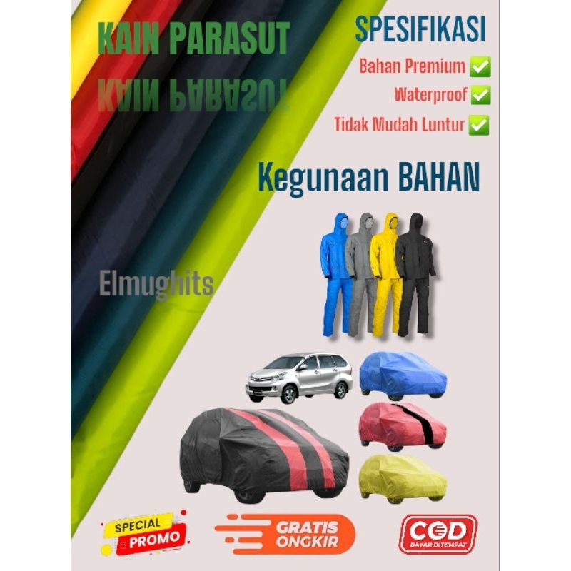 Kain Parasit/Kain Waterproof/Kain Murah