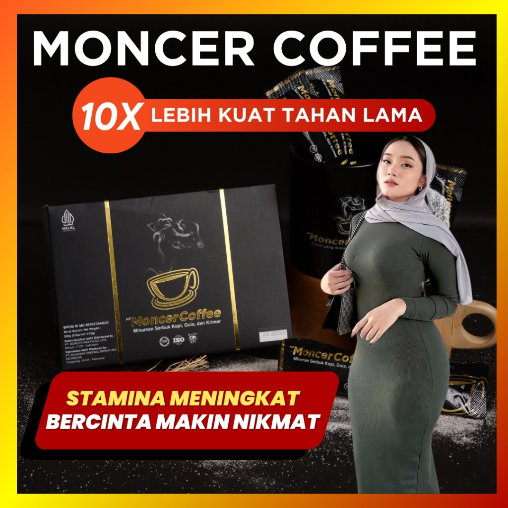 

MONCEER COFFEE ORIGINAL - KOPI HERBAL MENAMBAH DAYA TAHAN STAMINA PRIA KUAT TAHAN LAMA DI RANJANG