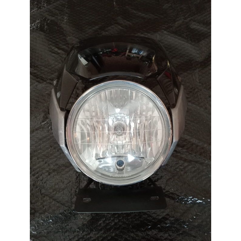 headlamp reflektor lampu depan set breket visor honda tirev tiger revo barong original