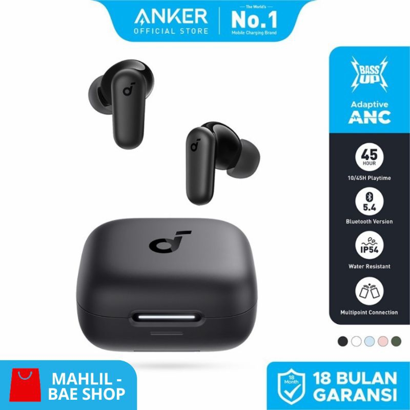 [NEW LAUNCHING]Soundcore Anker R50i NC { Black }Bluetooth 5.4 TWS Headset earbuds earphone