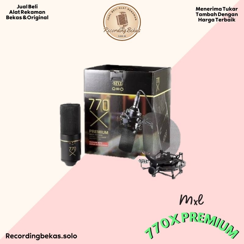 Mic Condenser MXL 770X Premium