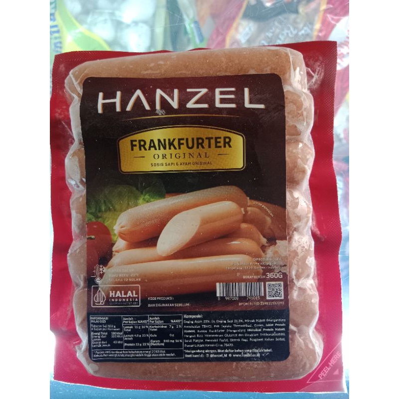 

Sosis Hanzel Frankfurter original