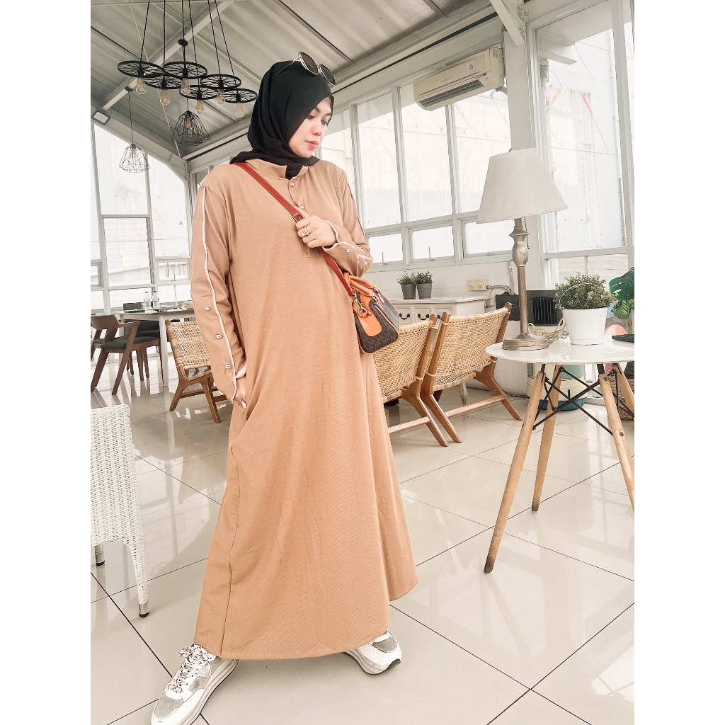 midi knit innara midi knit premium baju harian midi cantik midi murah berkualitas baju elegan dress 