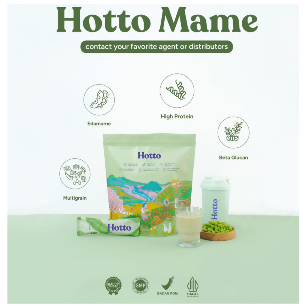 

Hotto Mame Multigrain 1 Pouch 12 Sachets
