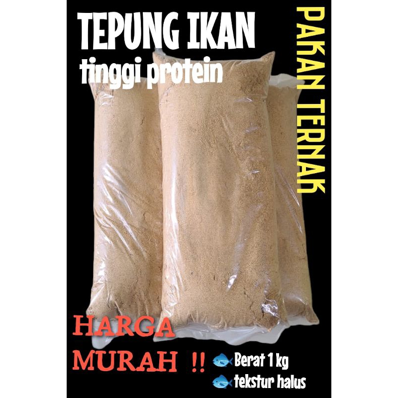 

TEPUNG IKAN 1Kg PROTEIN 50%