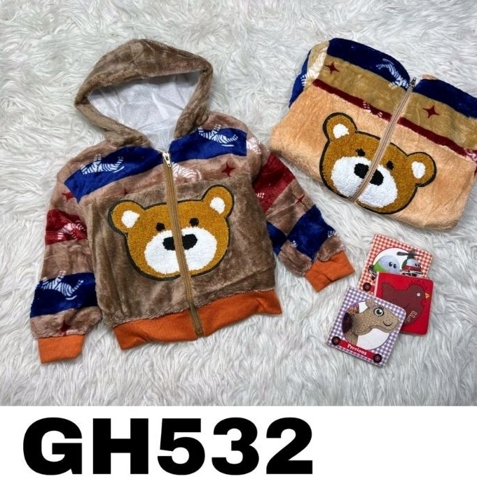 KODE C59K GH53 GH528 GH524 GH532 GH523 jaket bulu anak 13thn