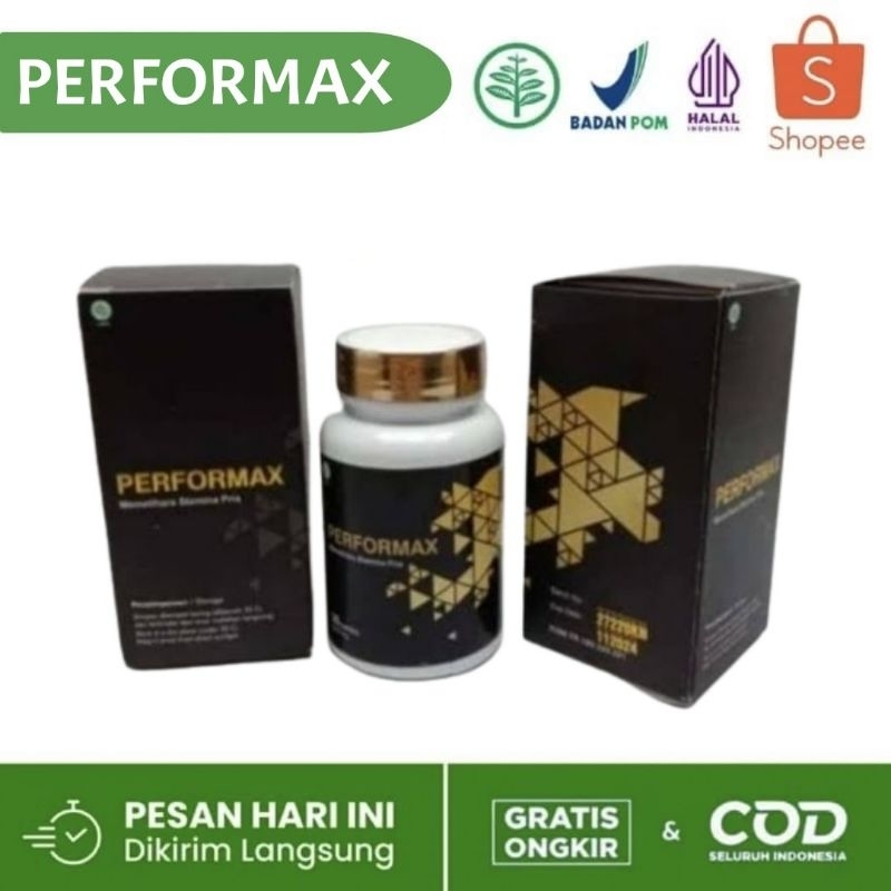 Suplemen Pria PERFORMAX Asli Obat Herbal Pembesar Cepat & Permanen