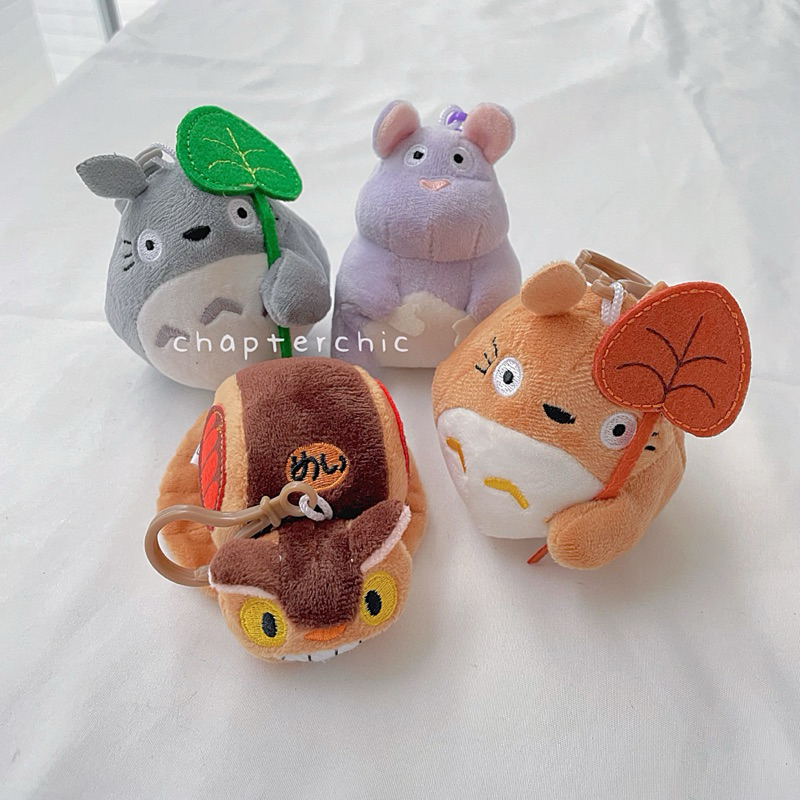 Ghibli Keychain Totoro Catbus Sun Arrow Tikus Gantungan Kunci Boneka
