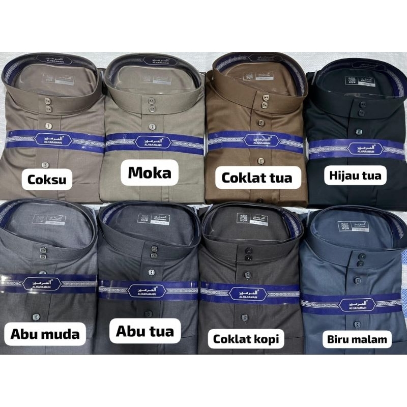 JUBAH SAUDI AL HARAMAIN WOLL NON MANSET  IMPORT ORI